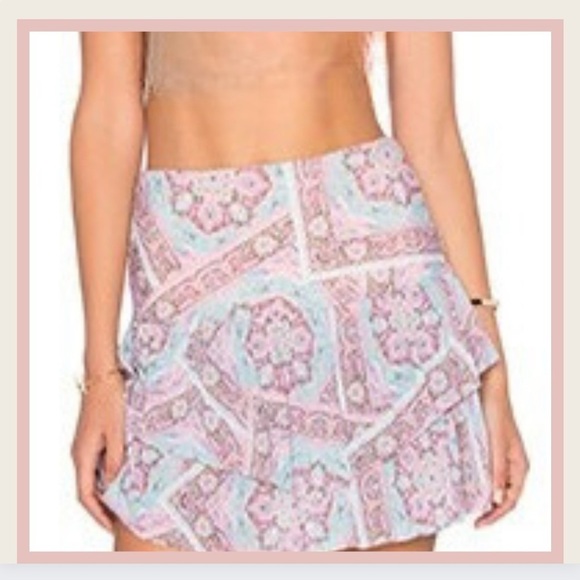 🏝️NWT, Ale’ by Alessandra, Prairie in Soft Tones, Swim Skirt, Sold-Out On-Line - Picture 4 of 11